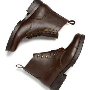 Will's Vegan Store | Work Boots Dark Brown Size 6 NWT
